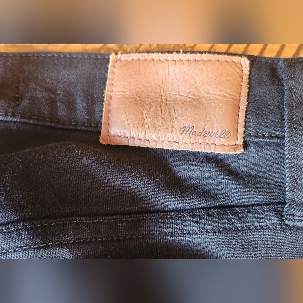 Madewell 9" High-Rise Skinny Jeans Black Size 25 - Picture 7 of 10